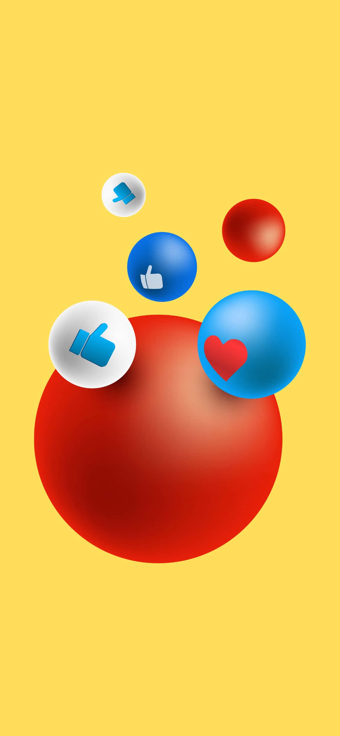 sosiaalisen median kuvakkeet keltaisella taustalla Taustakuvat