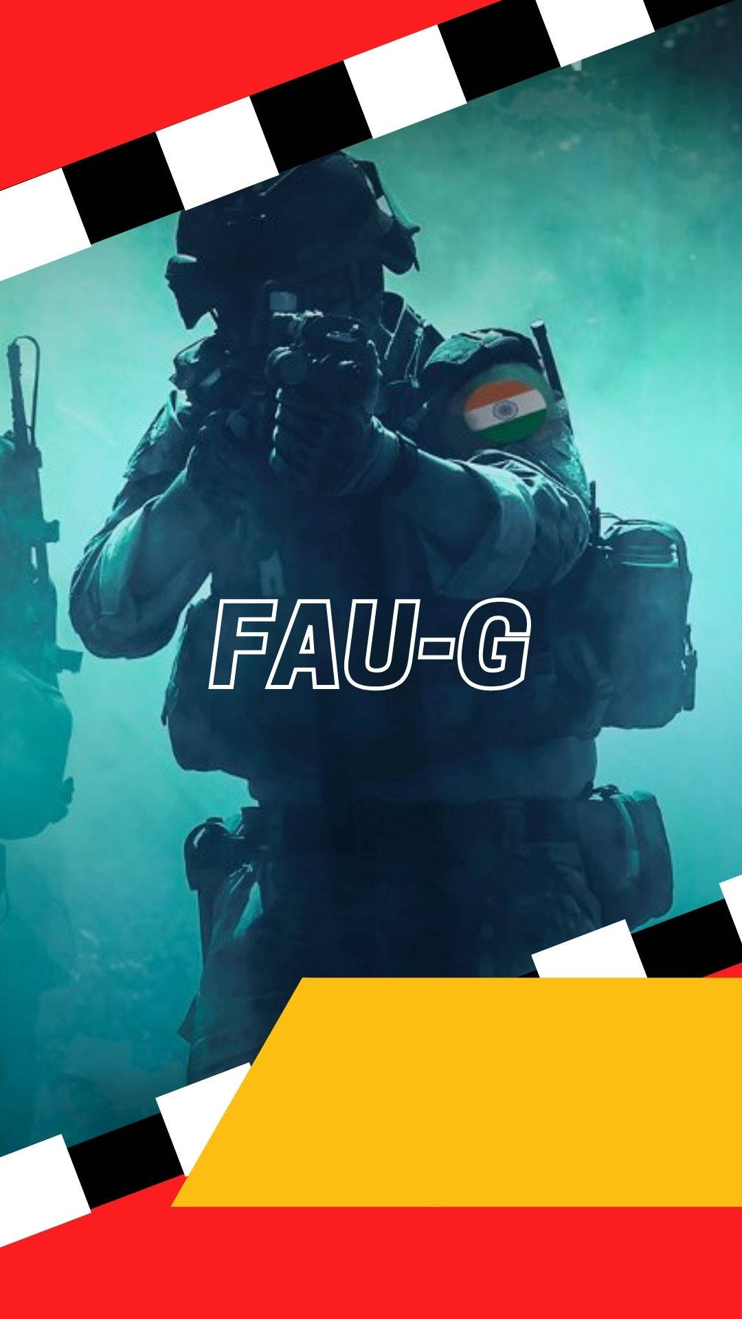 Sotilas Tähtää Aseella FAU-G Värikäs Taustakuvat