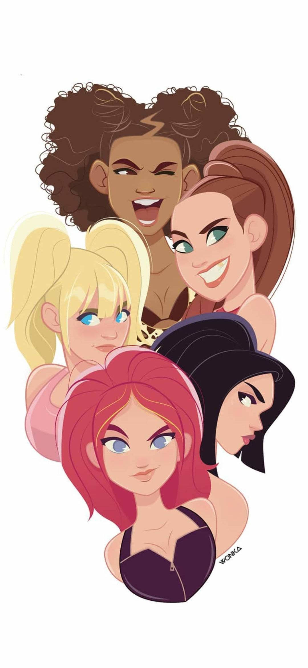 Spice Girls Sarjakuva Taustakuvat