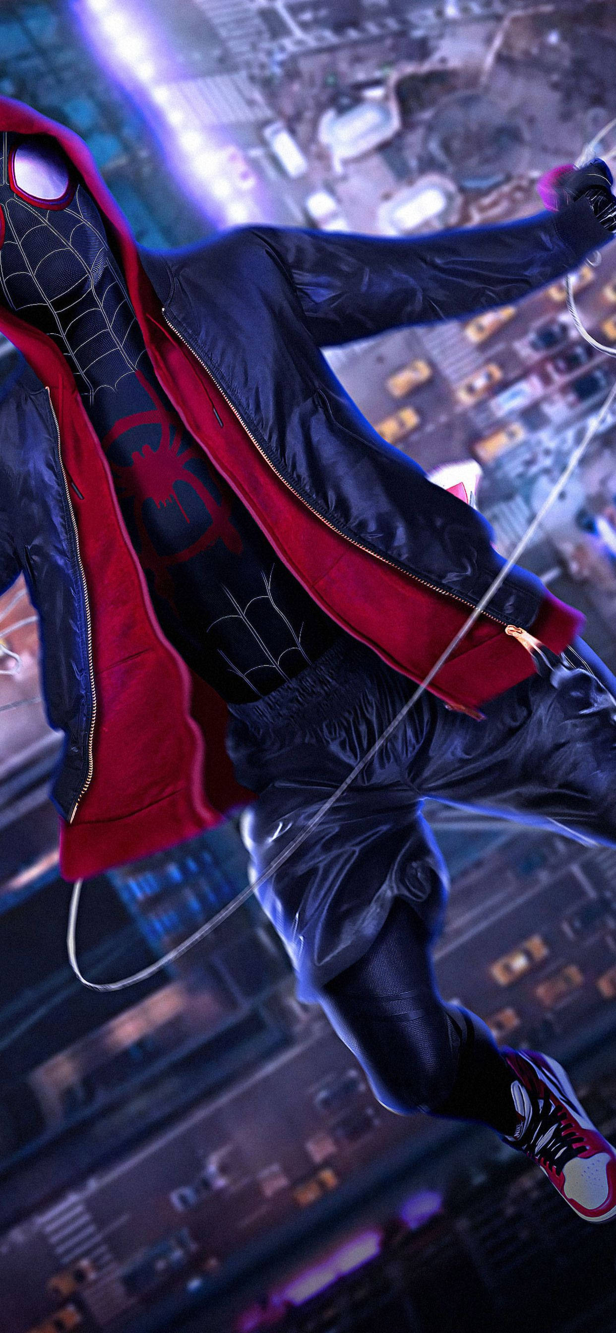 Spider Man elokuvassa Spider Man Into The Spider Verse Taustakuvat