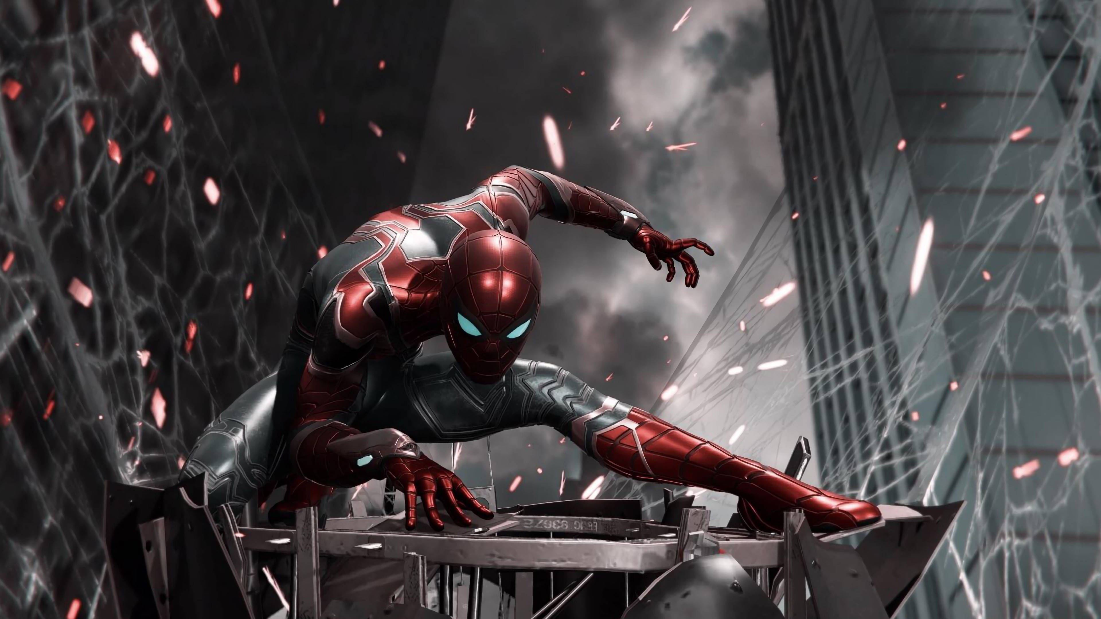Spider Man Ps4 taistelukohtaus Taustakuvat