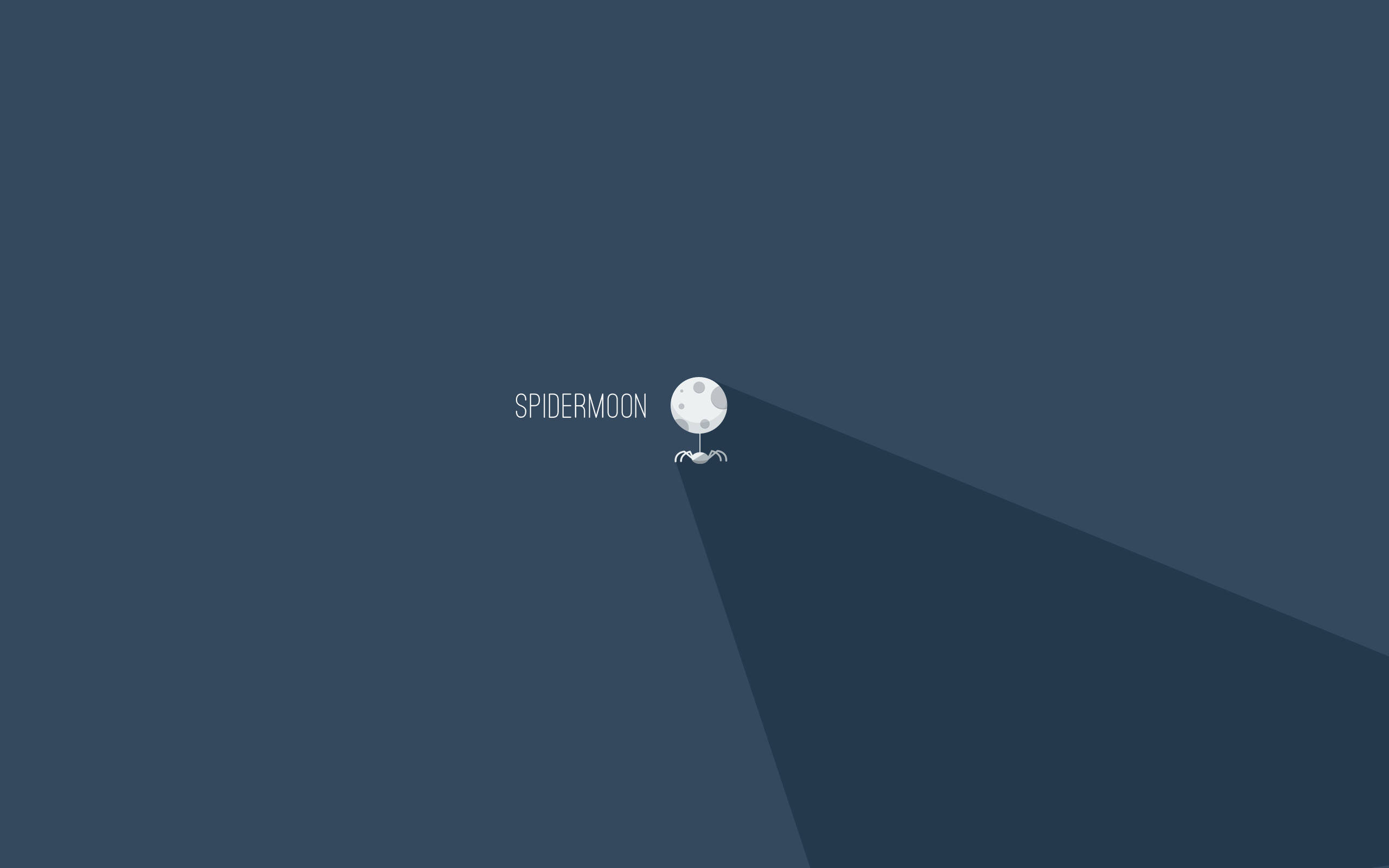 Spidermoon minimalistinen esteettinen kannettava Taustakuvat