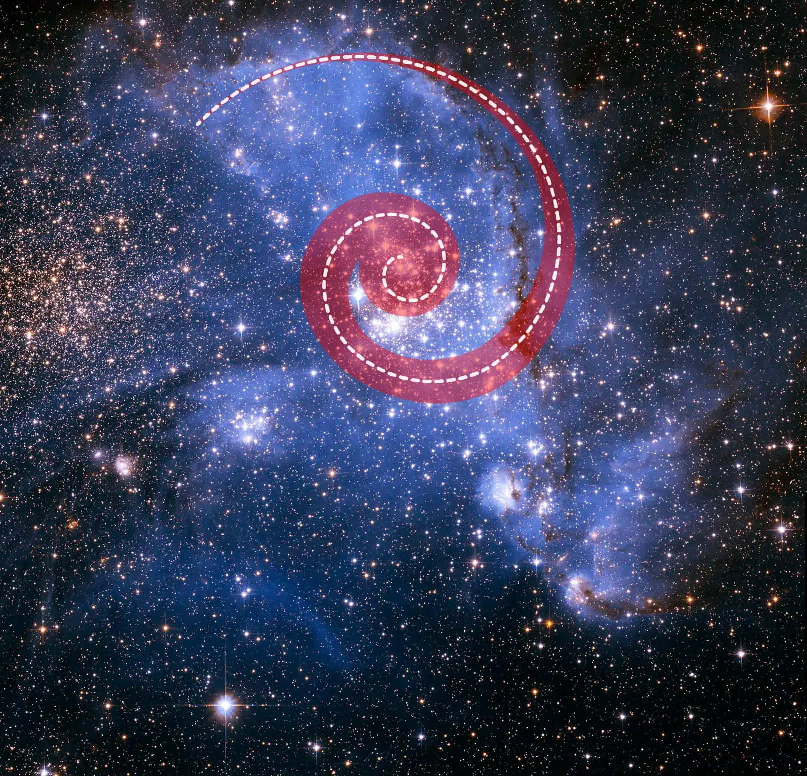 Spiraalitähtien Hubble-kuvat Taustakuvat