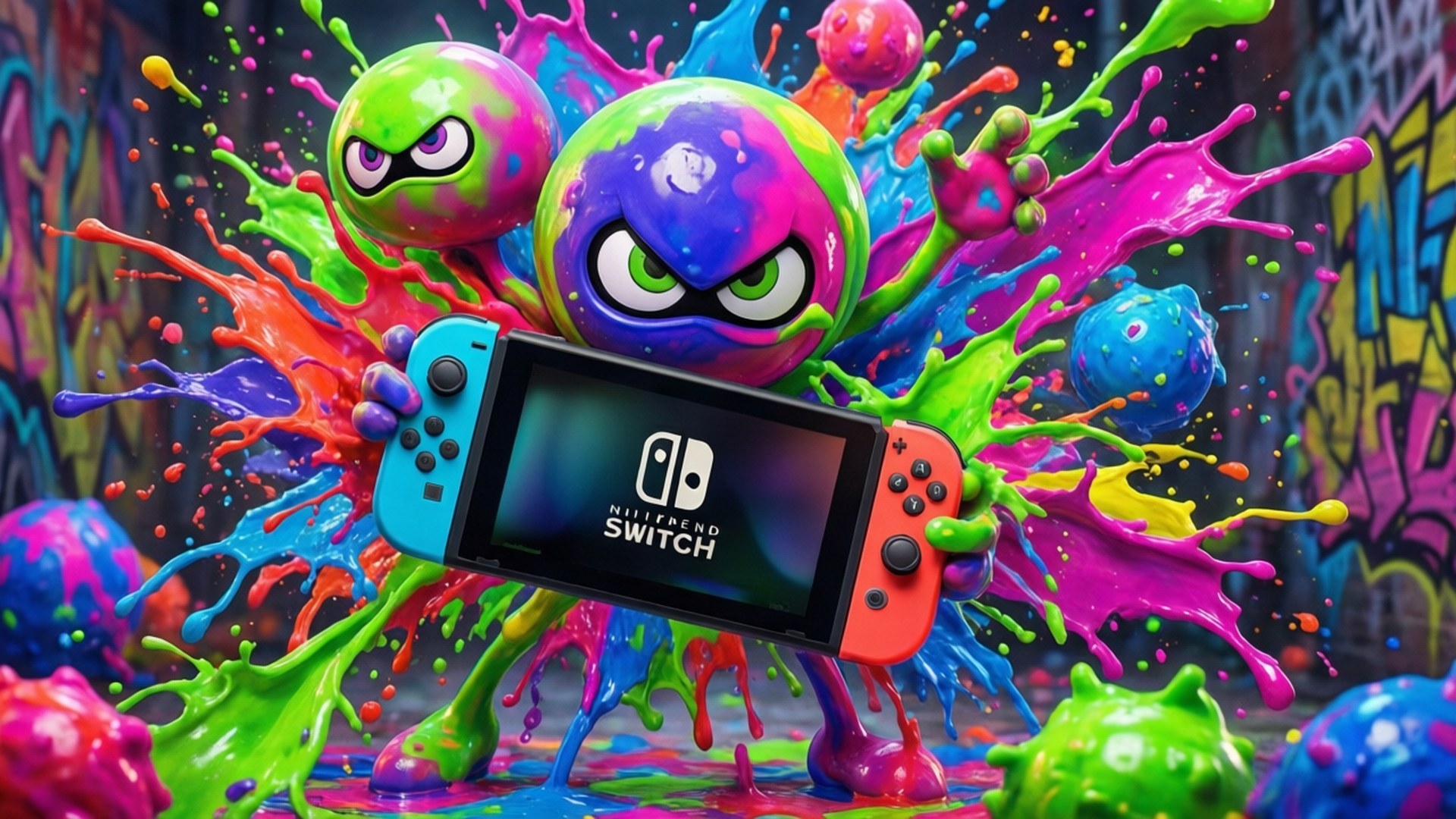 Splatoon Mustetaistelu Taustakuvat