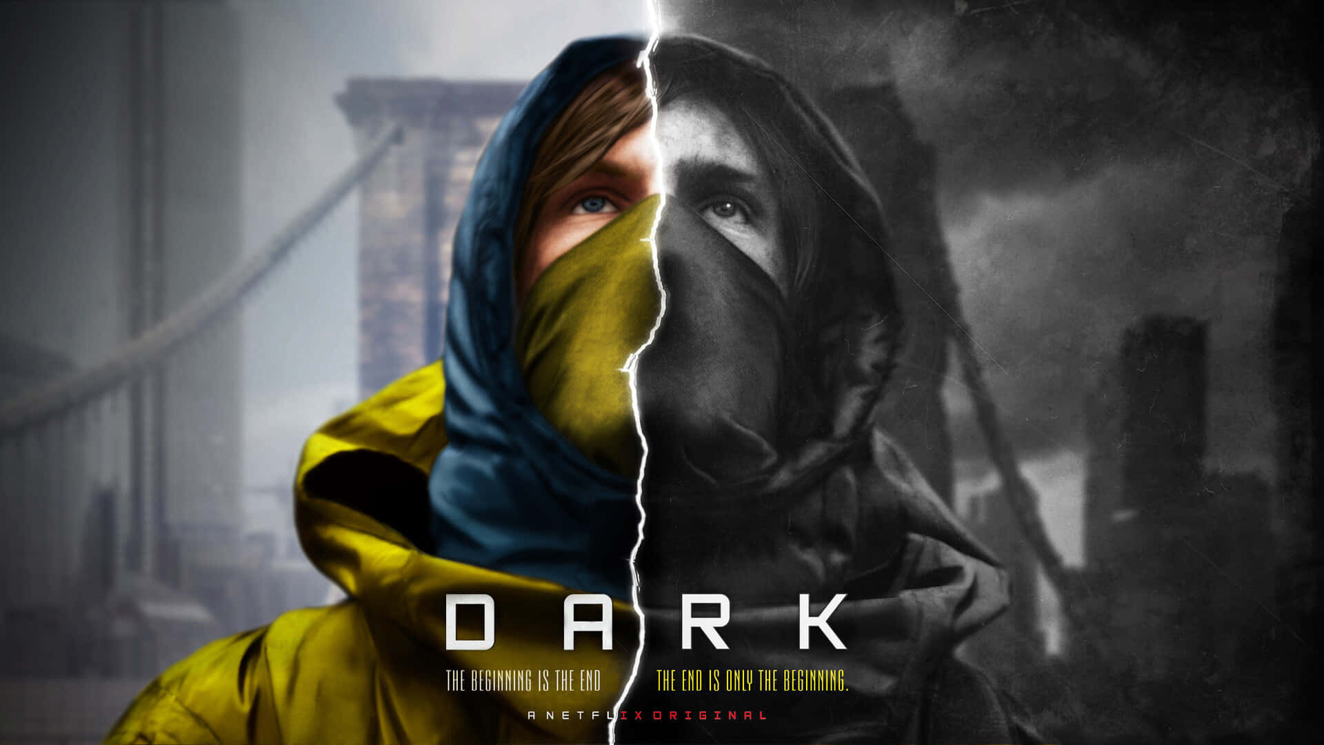 Split-juliste Dark Netflix Original -sarjasta Taustakuvat
