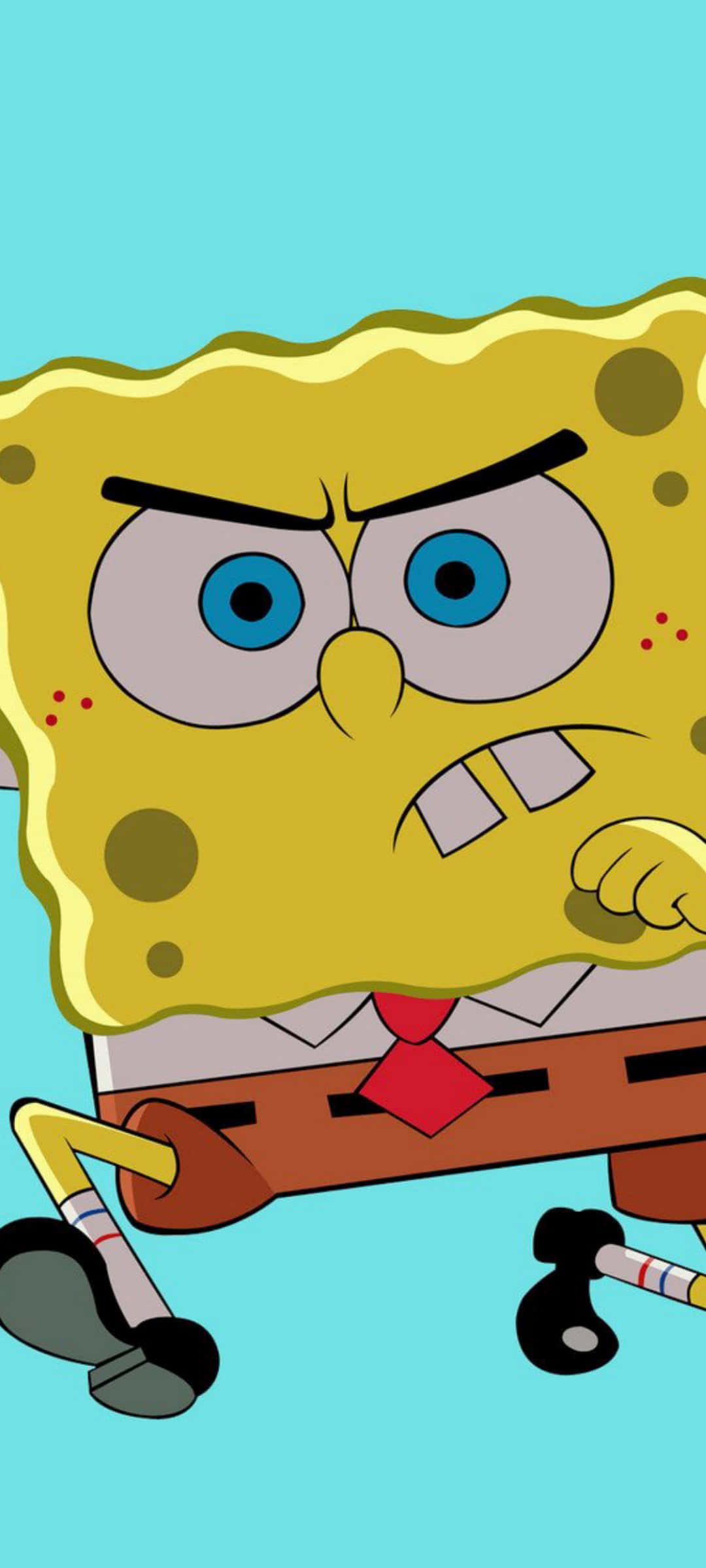 "Spongebob on aina valmis nauramaan!" Taustakuvat