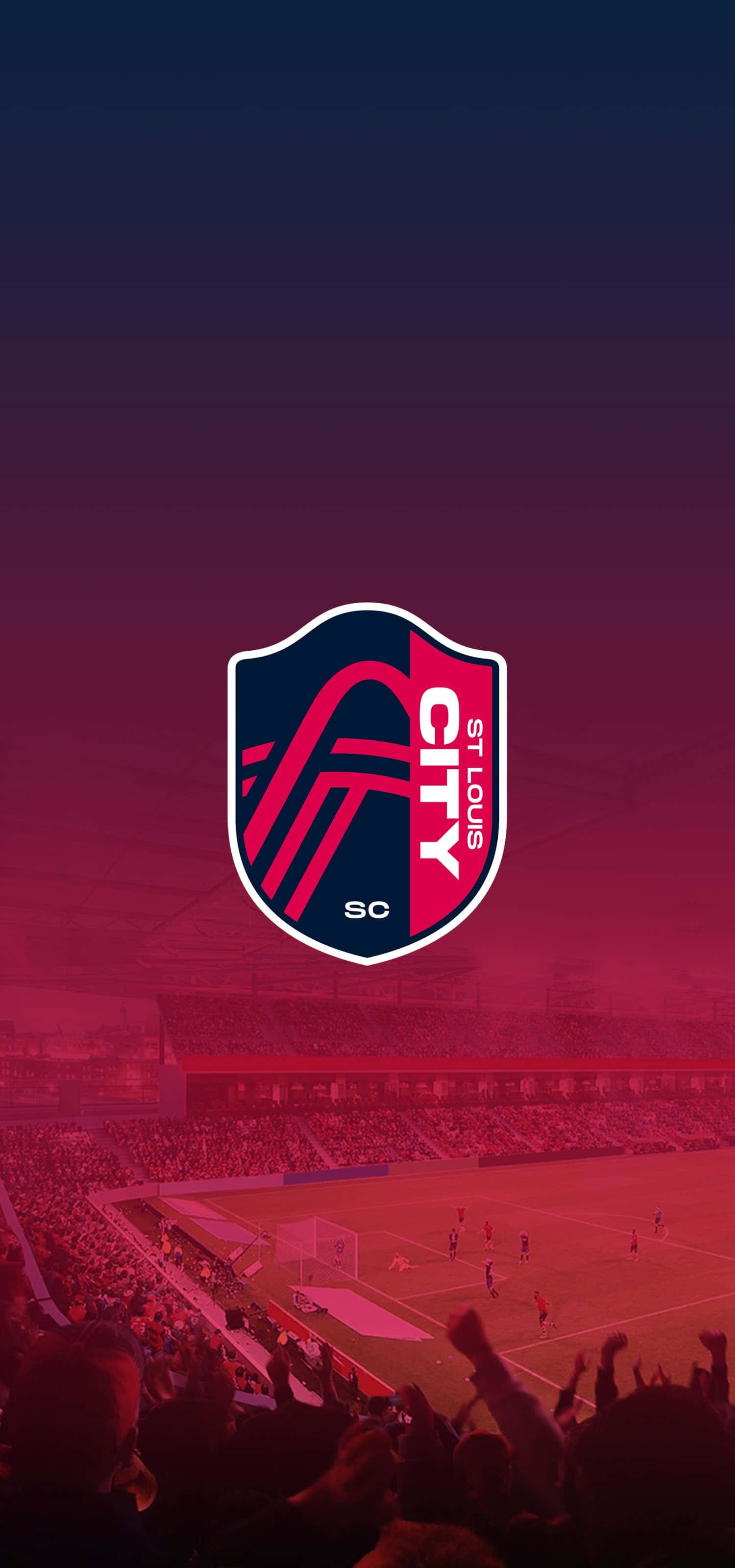 St. Louis City SC -jalkapallo vaaleanpunainen kuva Taustakuvat