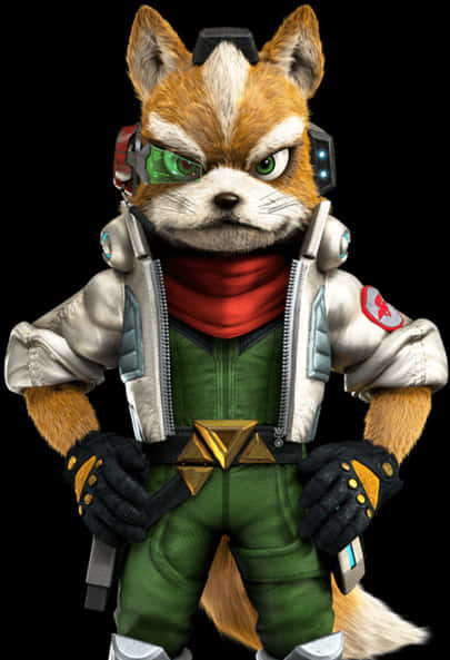 Star Fox -hahmon muotokuva Taustakuvat
