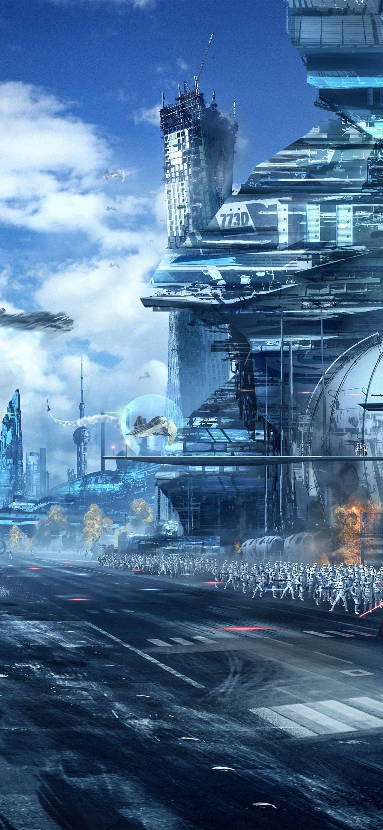 Star Wars 4K iPhone Tausta Taistelusta Taustakuvat