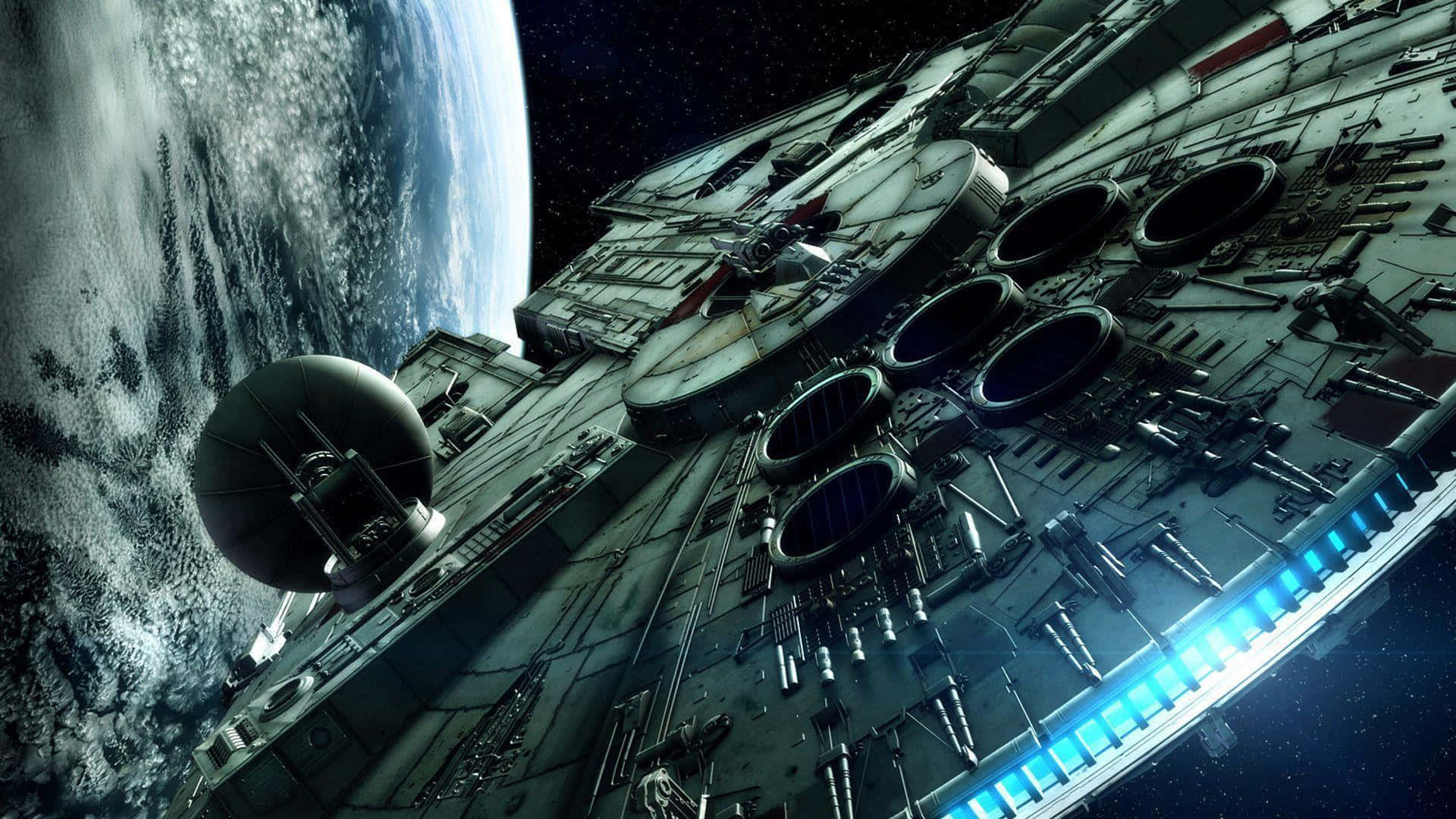 Star Wars Millennium Falcon planeetalla Taustakuvat