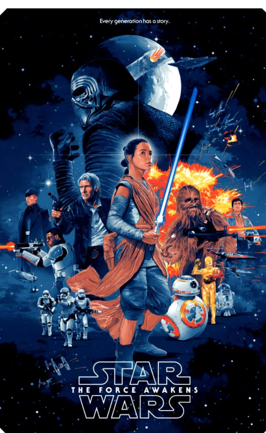 star wars the force awakens -juliste Taustakuvat