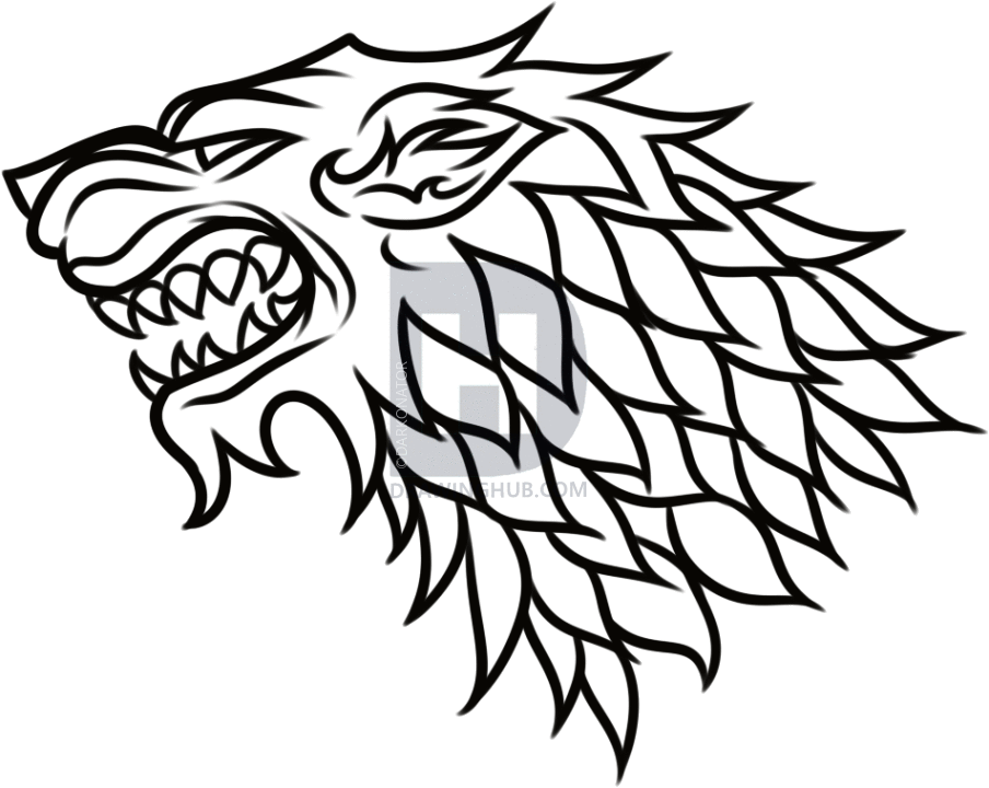Starkin suvun vaakuna Game of Thrones Taustakuvat
