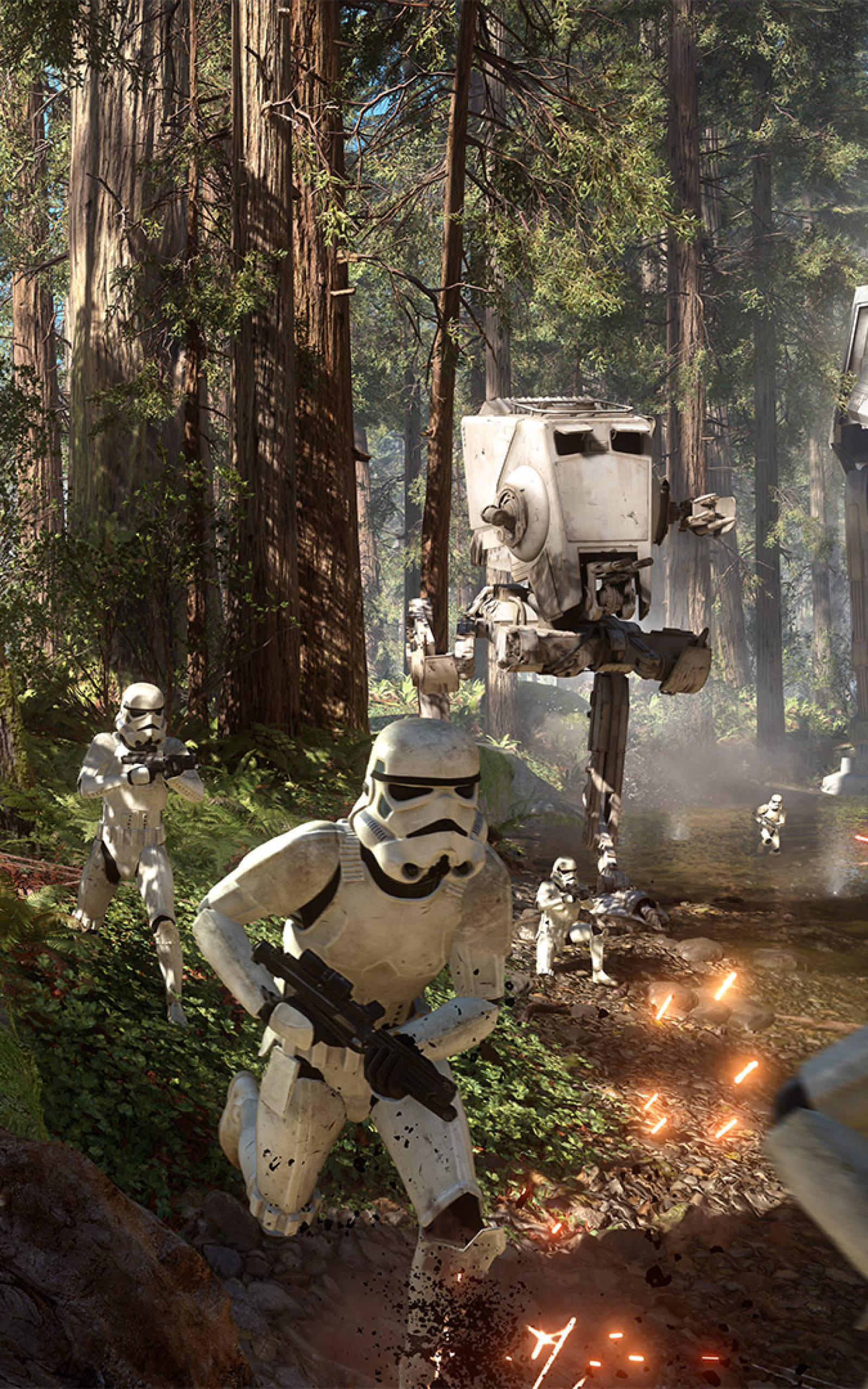Stormtrooperit toiminnassa Star Wars -tabletti Taustakuvat