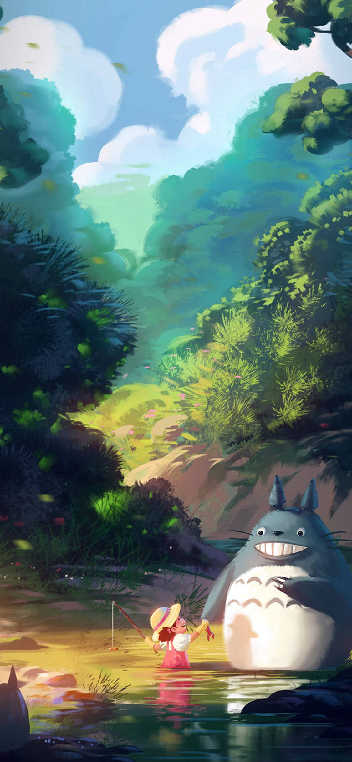 Studio Ghibli iPhone Naapurini Totoro Taustakuvat
