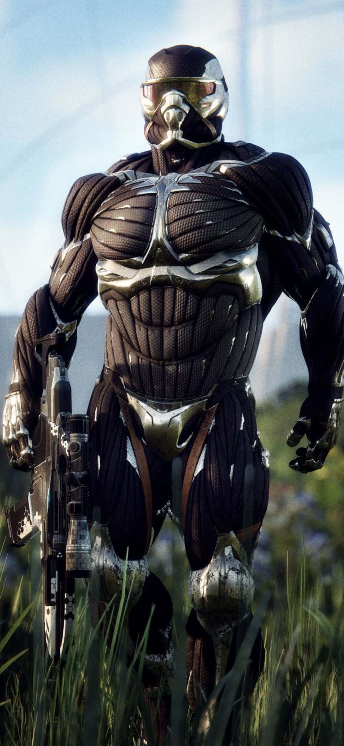 Sukella kyberrealistiseen maailmaan futuristisen Crysis 3 -pelikokemuksen kautta iPhone X:llä. Taustakuvat