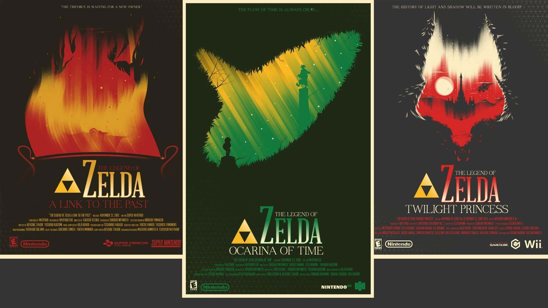 Sukella seikkailun lumoavaan maailmaan The Legend of Zelda: Twilight Princess -pelissä Taustakuvat