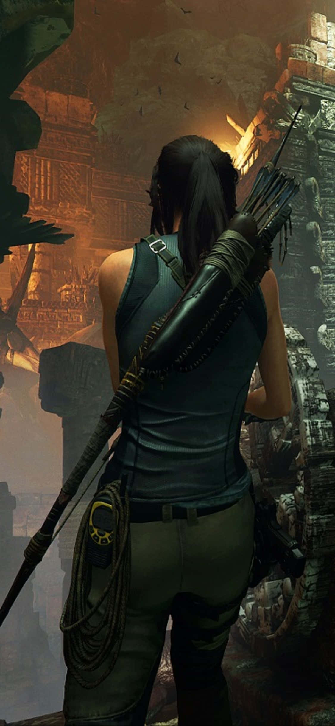 Sukella Shadow of the Tomb Raiderin varjoihin Taustakuvat