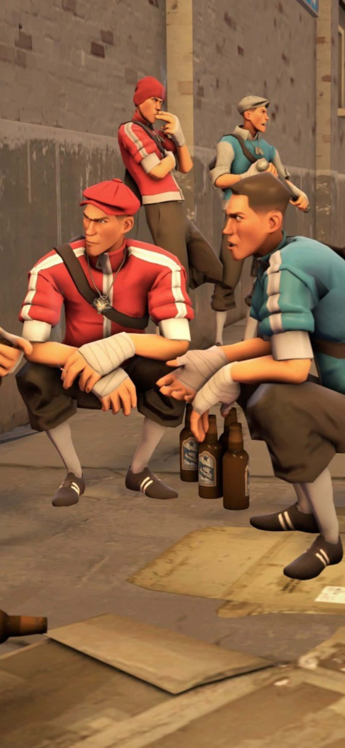 Sukella Team Fortress 2:een parhaalla peliälypuhelimella Taustakuvat