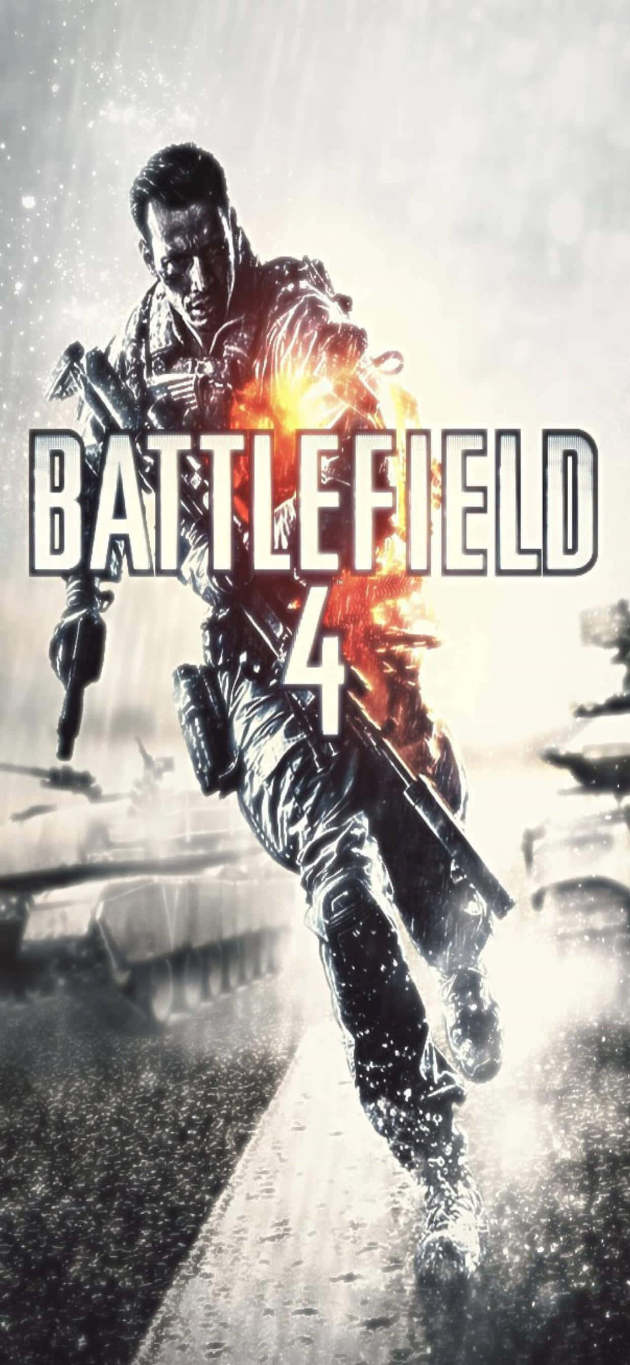 Sukella toimintaan Battlefield 4:llä iPhone Xs Maxilla Taustakuvat