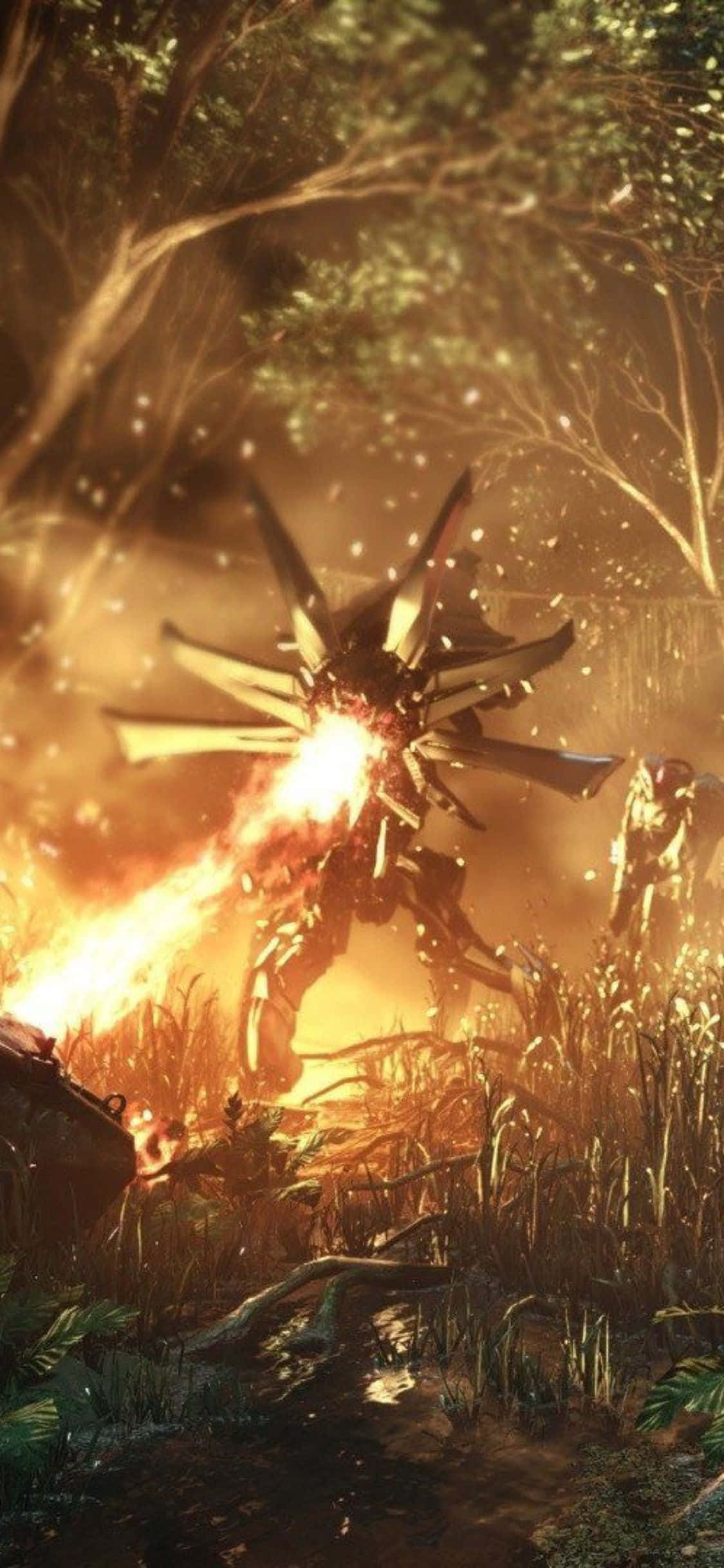 Sukella virtuaalimaailmaan iPhone X Crysis 3:lla Taustakuvat