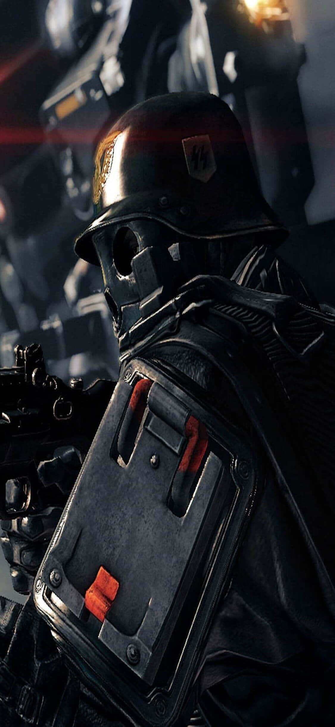 Sukella Wolfenstein II:n maailmaan uudella iPhone Xs:lläsi! Taustakuvat