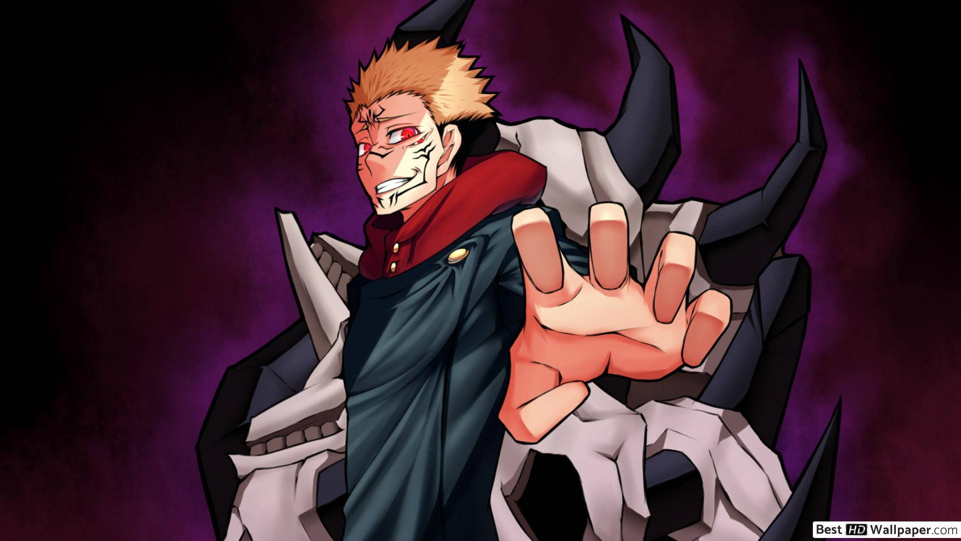 Jujutsu Kaisen Sukuna fanitaide -taustakuva