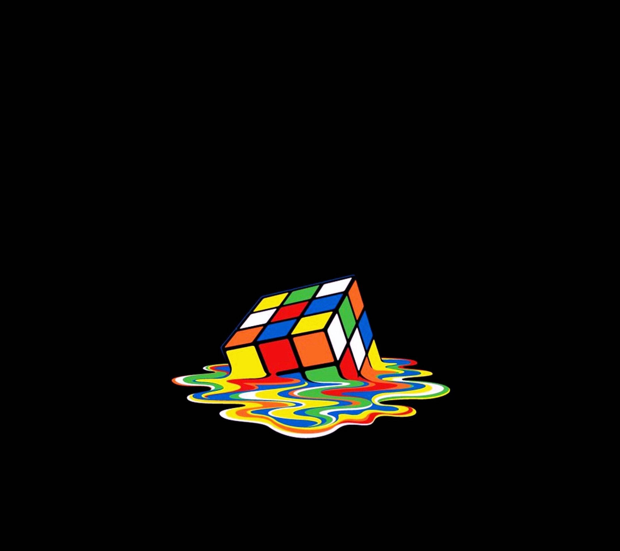 Sulanut Rubikin kuutio AMOLED Taustakuvat