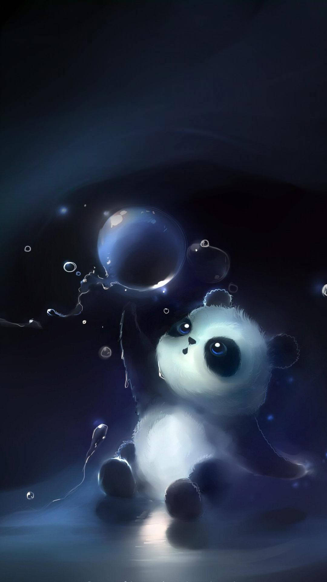 Suloinen 3D-panda puhelinkuori Taustakuvat