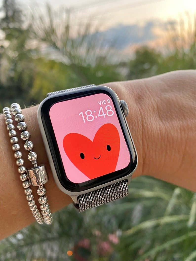 Suloinen Apple Watch -kellotaulu sydän Taustakuvat