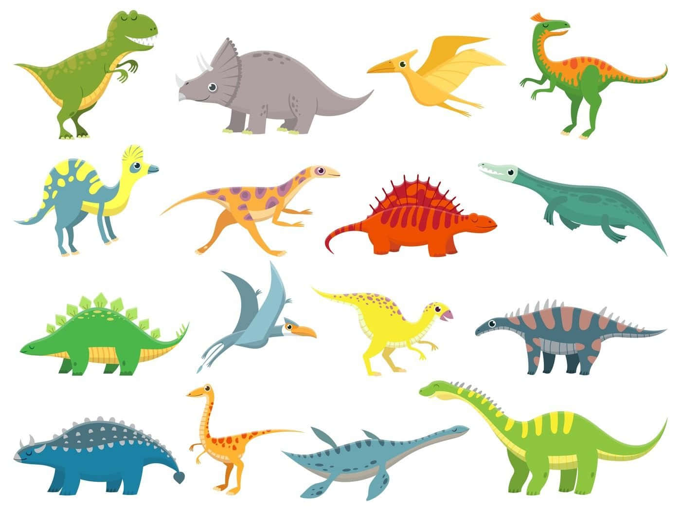 Suloinen dinosaurus seikkailee luonnossa Taustakuvat
