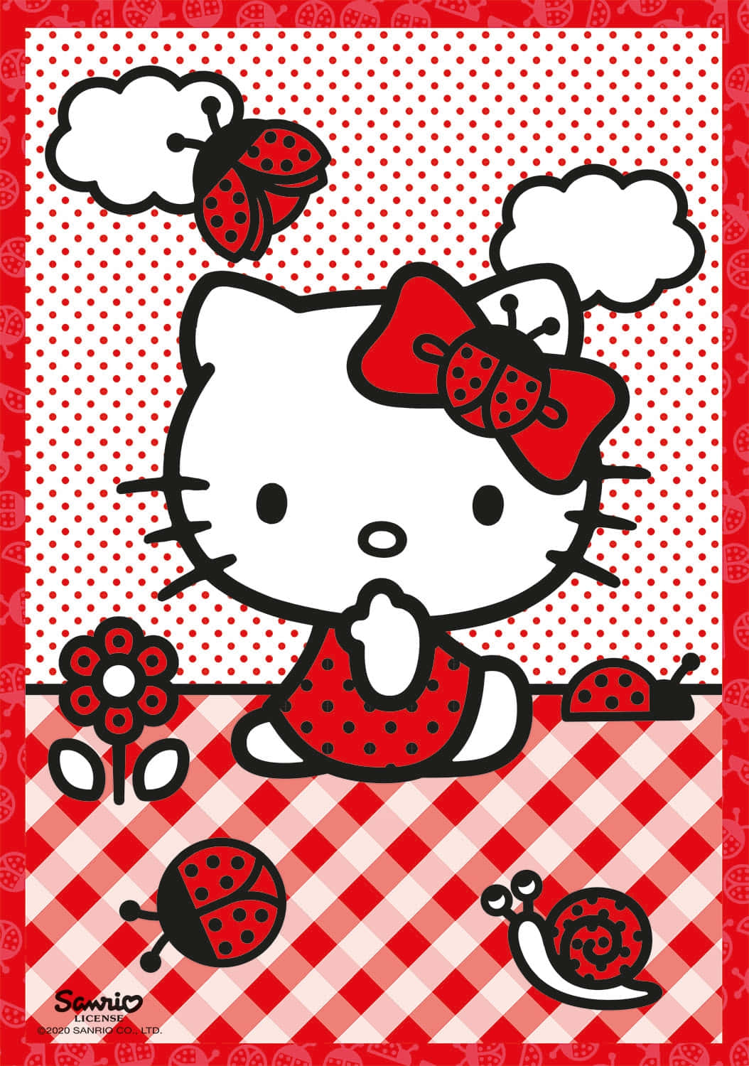 Suloinen ja söpö Hello Kitty Taustakuvat