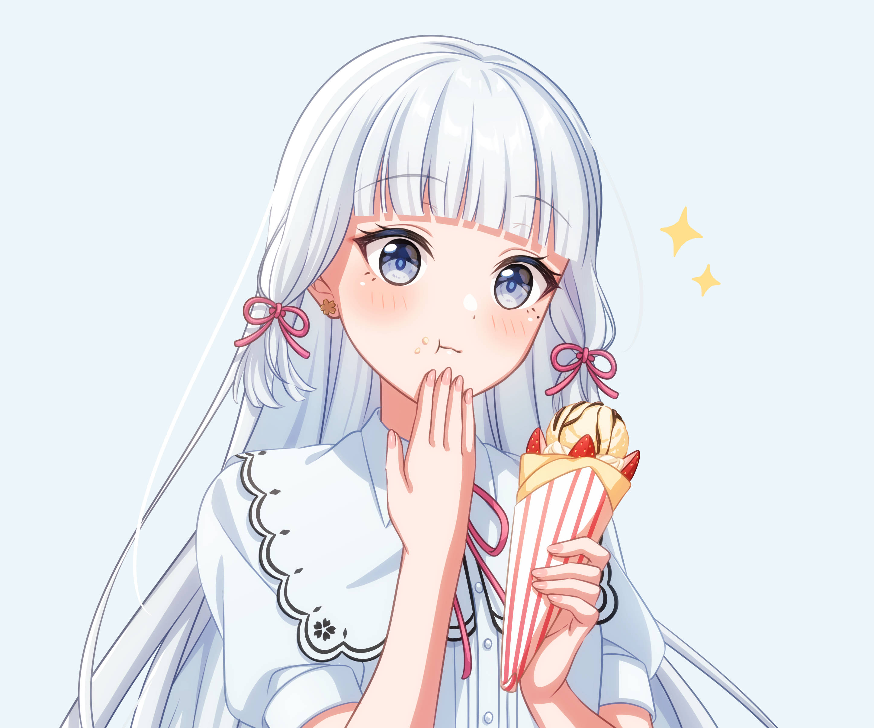 Suloinen Kamisato Ayaka Taustakuvat