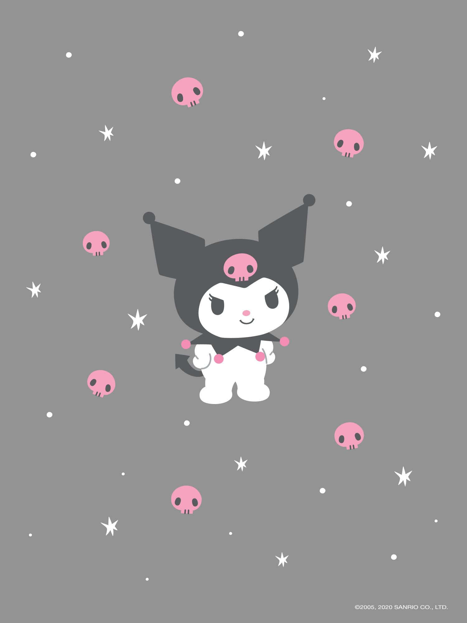 Suloinen Kuromi-kuvio taustakuva Taustakuvat