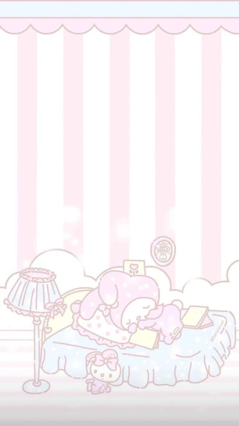 Suloinen My Melody nukkumassa Taustakuvat