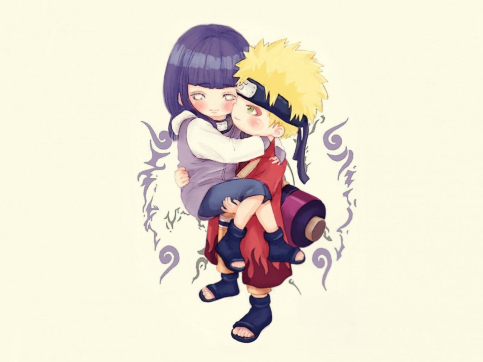 Suloinen Naruto ja Hinata -pari Taustakuvat