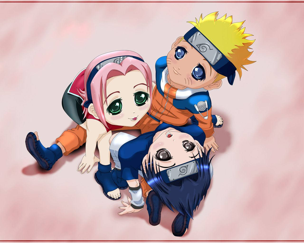 Suloinen Naruto-vauva-kuvitus Taustakuvat