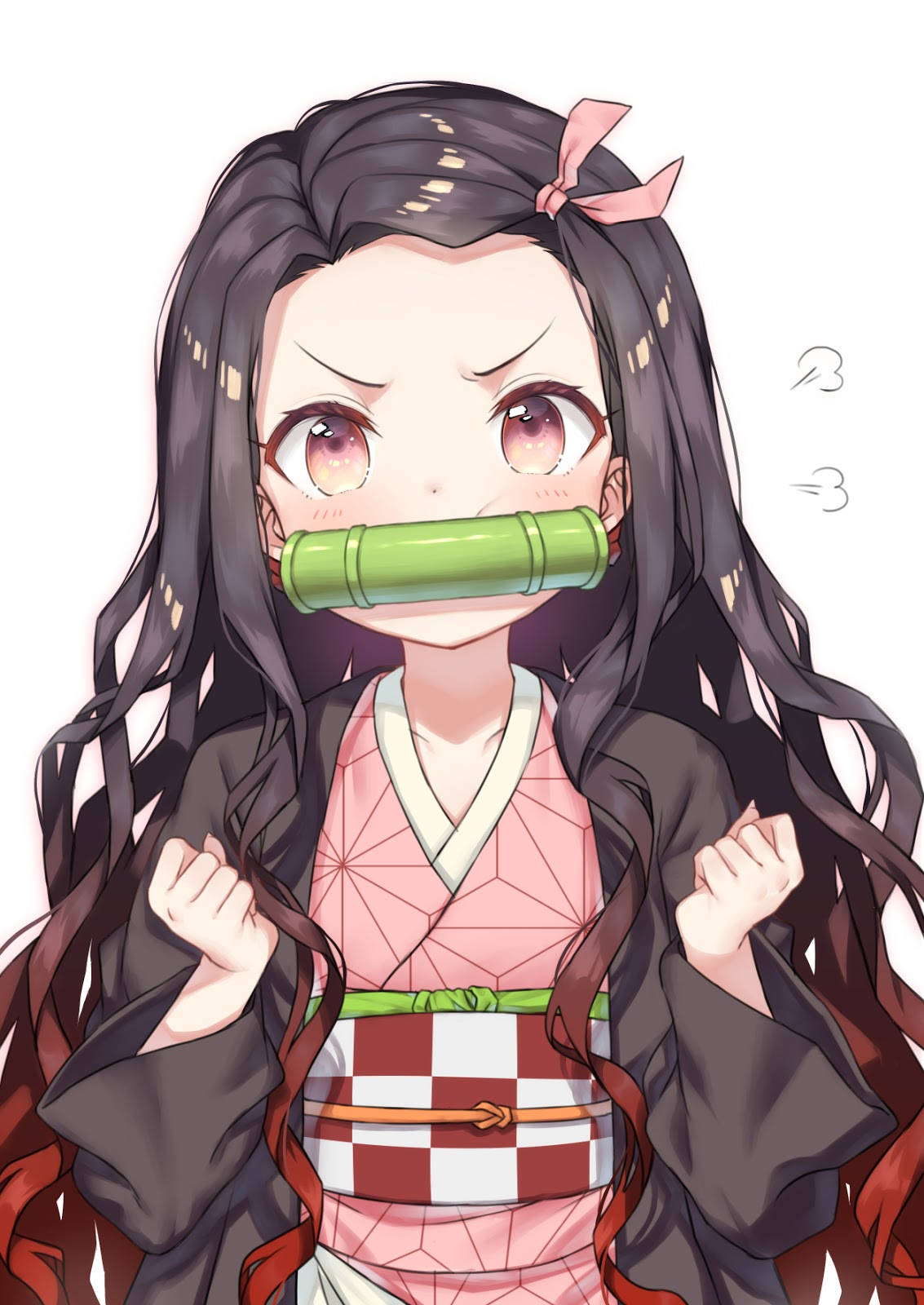 Suloinen Nezuko Demon Slayer iPhone Taustakuvat