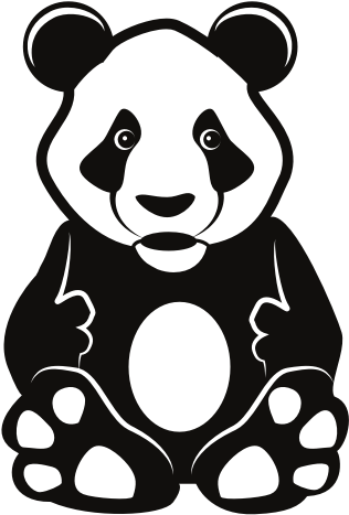 Suloinen pandapiirros Taustakuvat