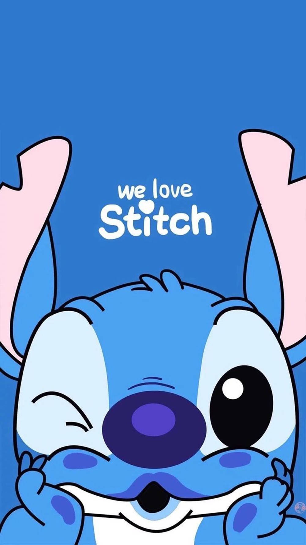 Suloinen Stitch Rakastamme iPhone Taustakuvat