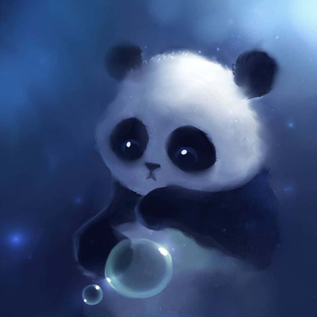 Suloinen Tumblr iPad Panda Digitaalitaide Taustakuvat