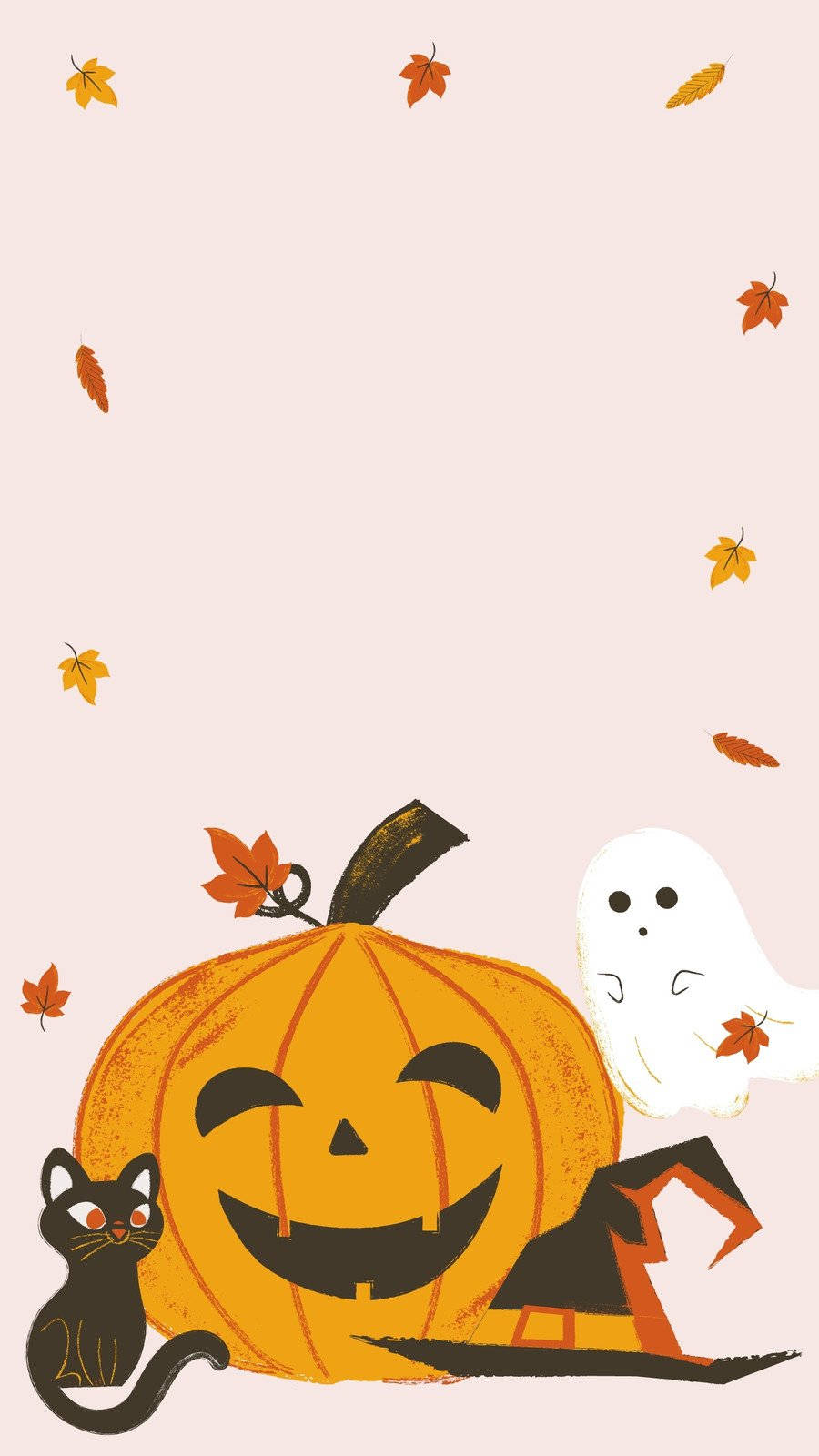 Suloiset Halloween-puhelinsymbolit Taustakuvat
