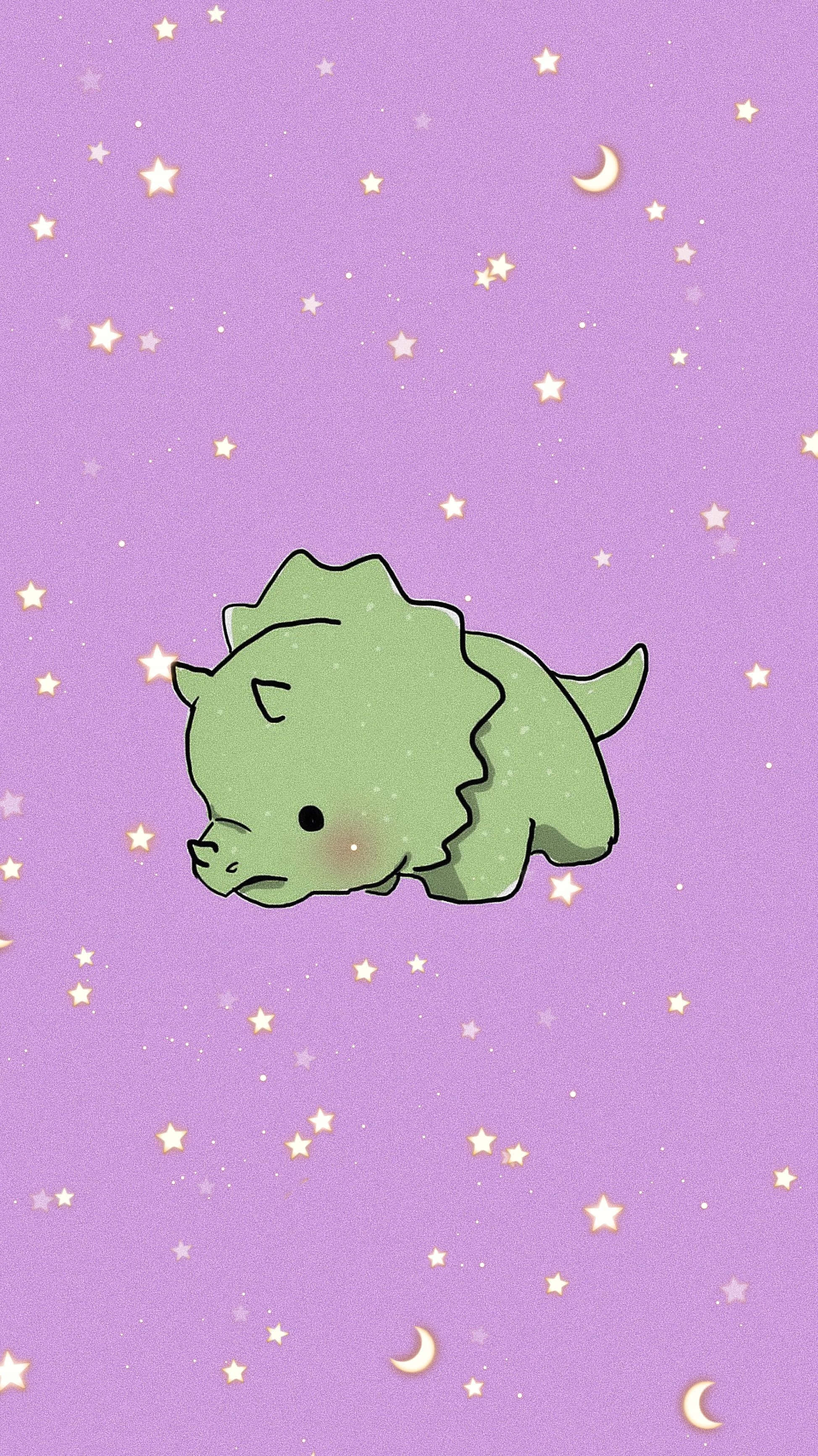 Suloisia dinosaurushahmoja pastellitaustalla Taustakuvat