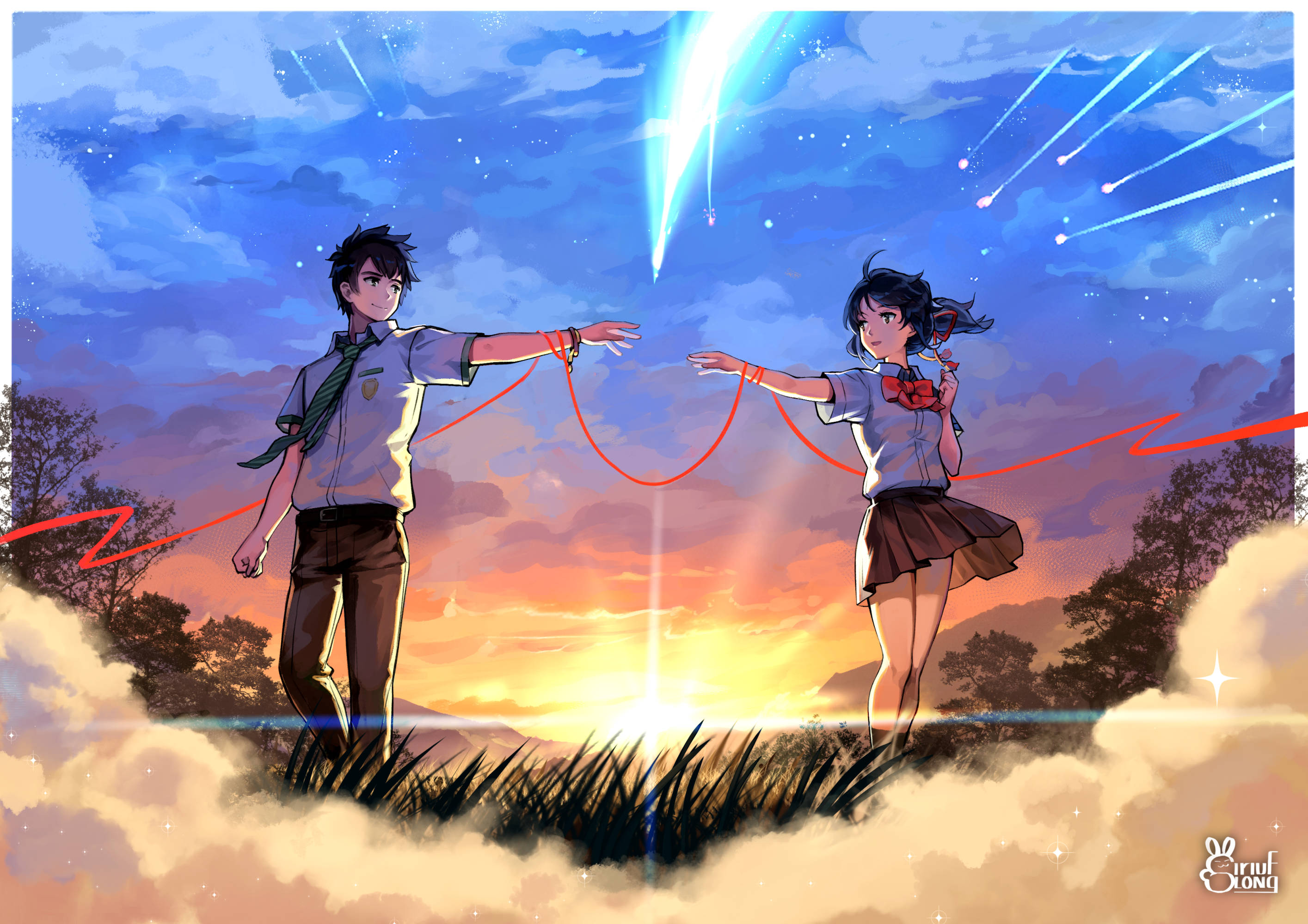Suosittu elokuva Your Name Anime Taustakuvat