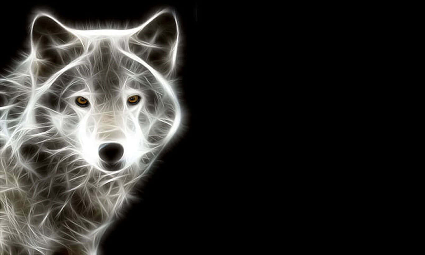 Super Cool Wolf Musta Tausta Taustakuvat