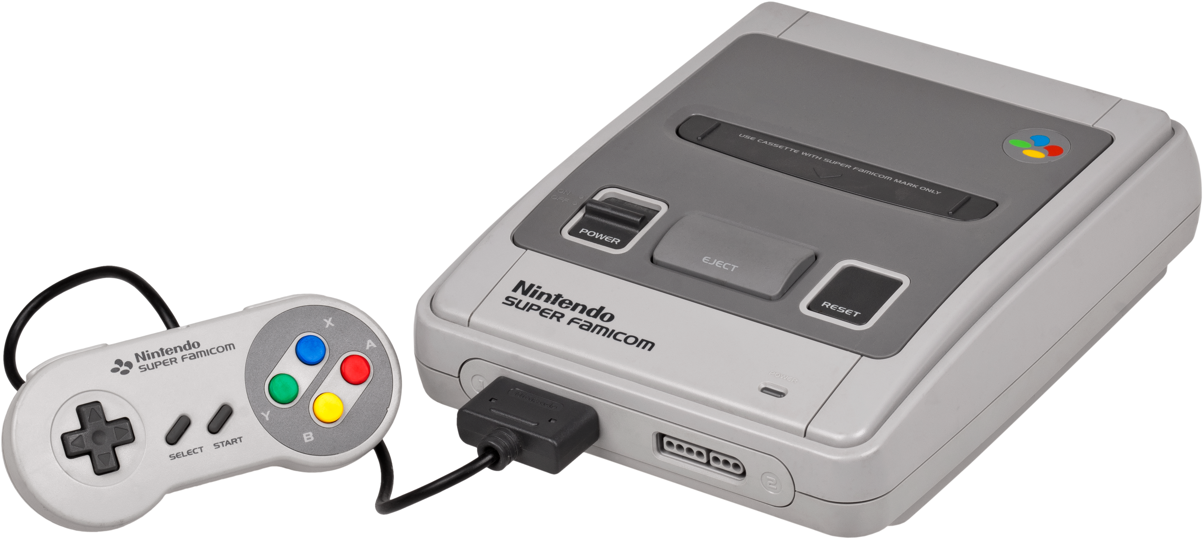 Super Famicom -konsoli ja ohjain Taustakuvat