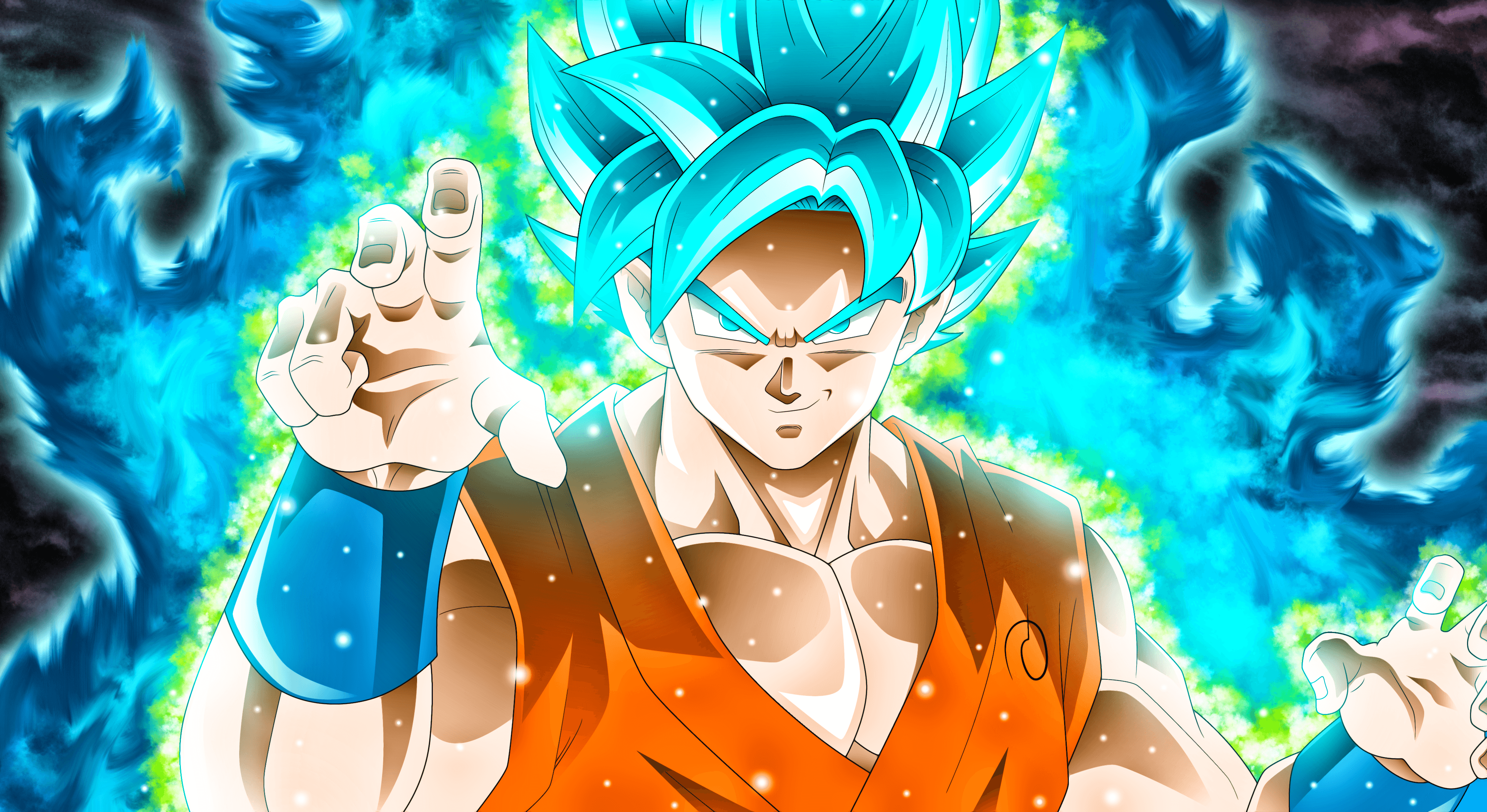 Super Saiyan Blue Goku voimistuu Taustakuvat