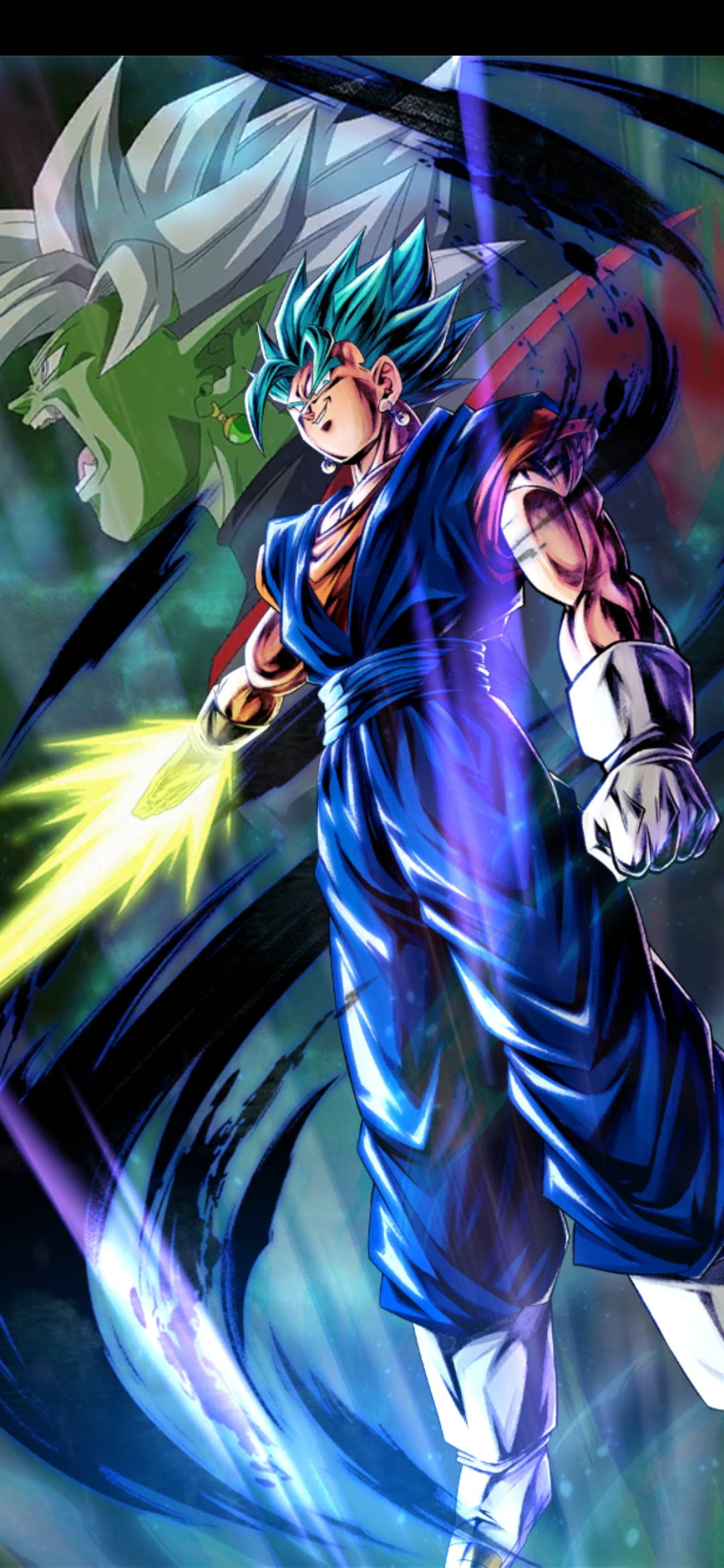 Super Saiyan Blue Ja Black Goku Live Taustakuvat