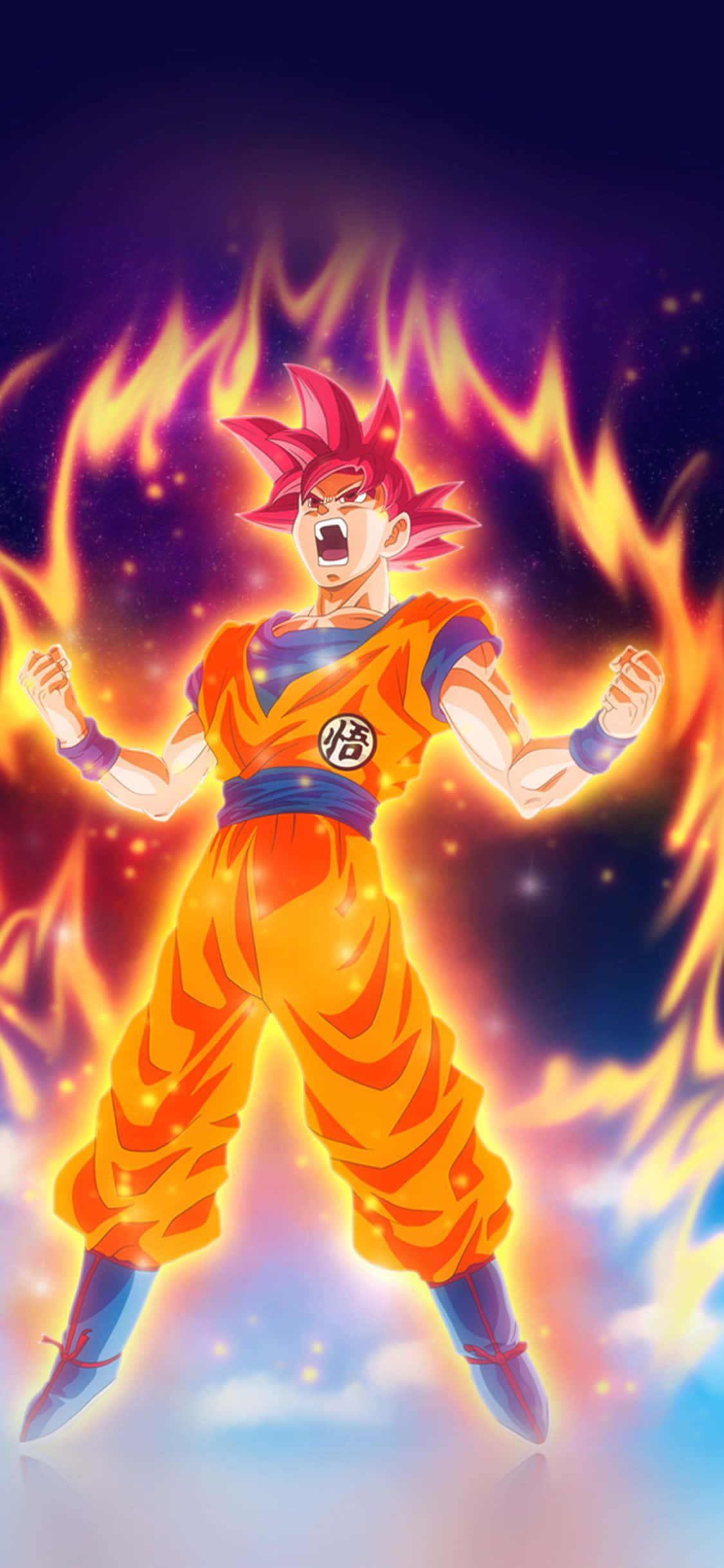 Super Saiyan Jumala Goku Dragon Ball Super iPhone Taustakuvat