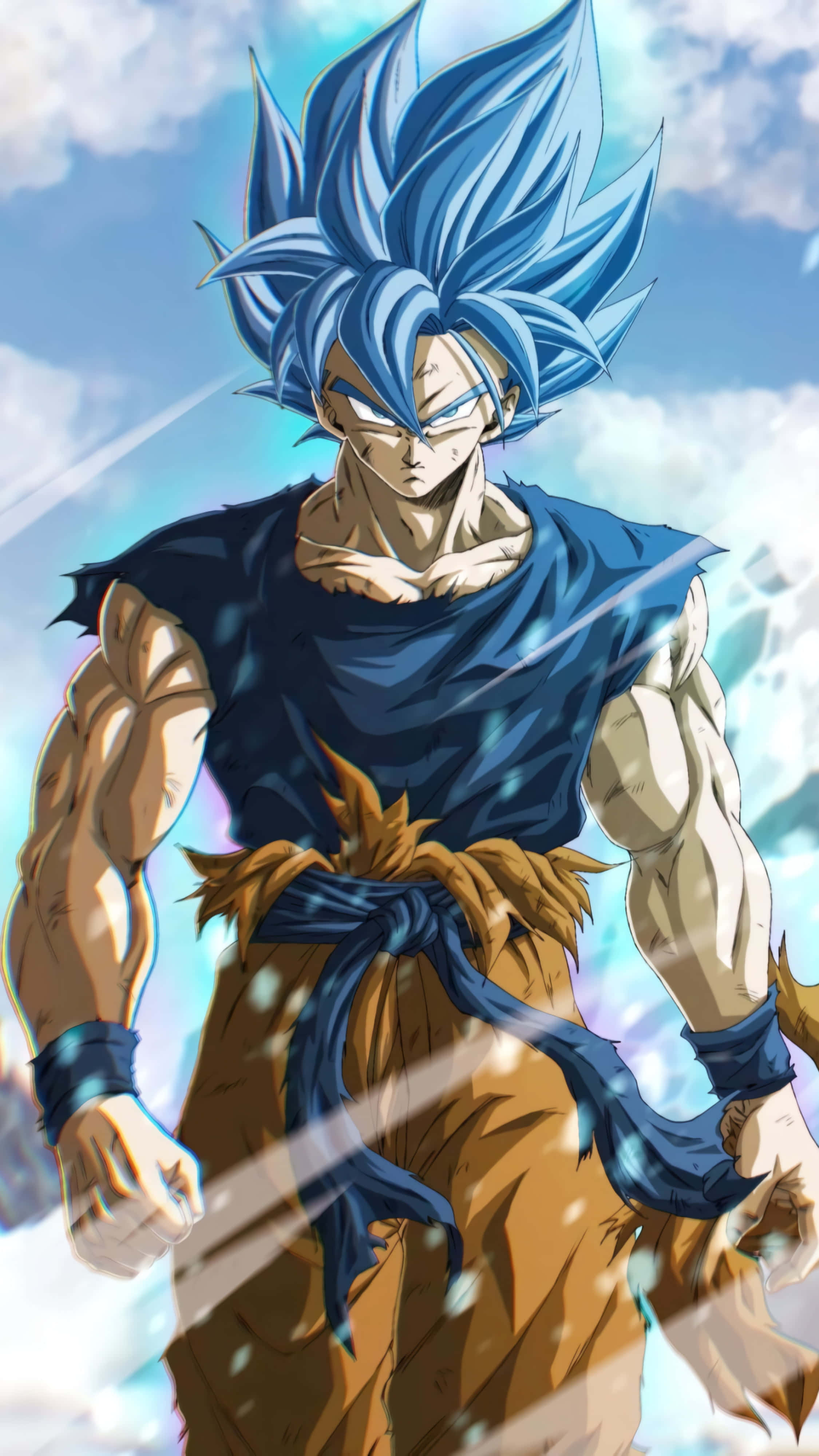 Super Saiyan Sininen Dragon Ball Z Goku Taustakuvat