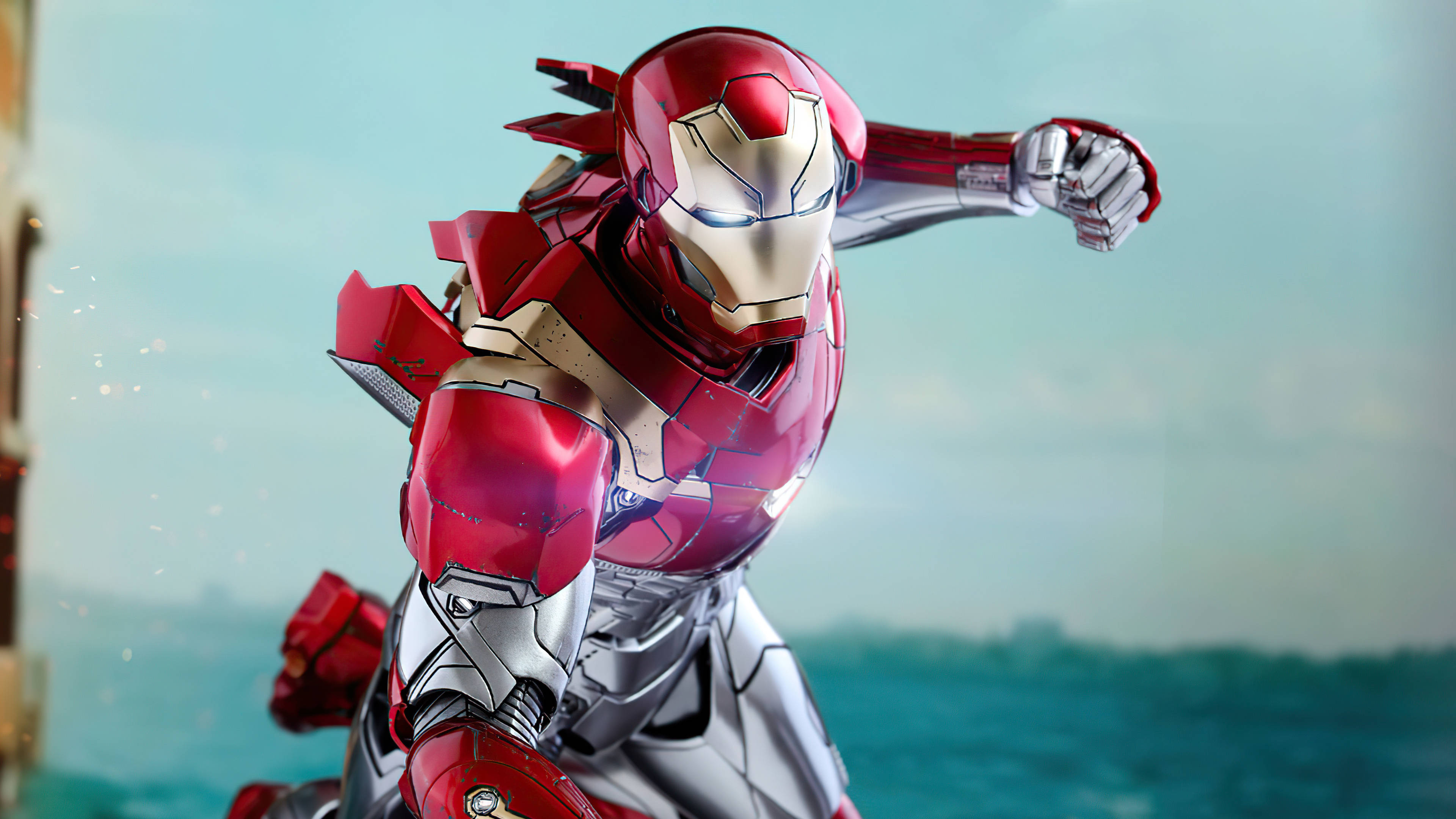 Supersankari Iron Man -keräilyhahmo Taustakuvat
